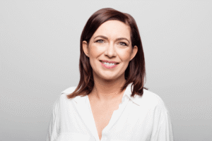 woman smiling pre surgery in Belgravia